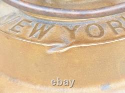 ANTIQUE c1876 DIETZ BOY KEROSENE BRASS SKATER'S LAMP LANTERN