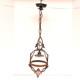 ATQ ART DECO Hanging Lamp Lantern Gothic Spanish Pedant Light Fixture VTG