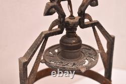 ATQ ART DECO Hanging Lamp Lantern Gothic Spanish Pedant Light Fixture VTG