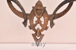 ATQ ART DECO Hanging Lamp Lantern Gothic Spanish Pedant Light Fixture VTG