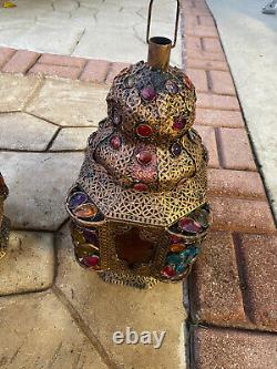 A Rare Monumental vintage Moroccan Lanterns