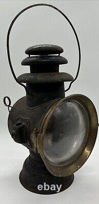 A Very Nice Antique Dietz Union Driving Lamp Lantern for Vintage Car Or Buggy