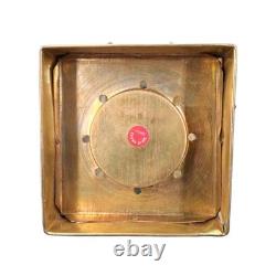 (A) Vintage Nautical Brass Ship Lantern Kerosene Oil Lamp Caged Hanging Lantern