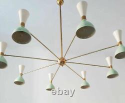 Aaed Italian Chandelier Style Mid Century 8 Arms Sputnik Ceiling Lights