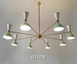 Aaed Italian Chandelier Style Mid Century 8 Arms Sputnik Ceiling Lights