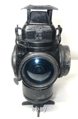 Adlake Lantern Caboose Railroad Light Fixture Chicago TP&W Vtg Antique USA #K58