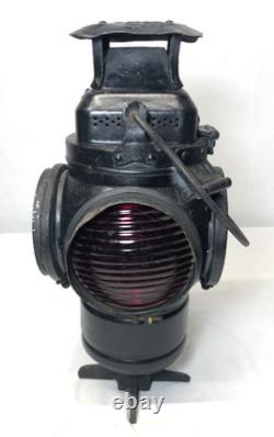 Adlake Lantern Caboose Railroad Light Fixture Chicago TP&W Vtg Antique USA #K58