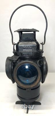 Adlake Lantern Caboose Railroad Light Fixture Chicago TP&W Vtg Antique USA #K58