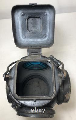 Adlake Lantern Caboose Railroad Light Fixture Chicago TP&W Vtg Antique USA #K58
