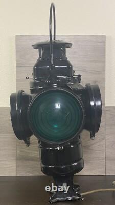 Adlake Non-Sweating Lamp Chicago 4 Way Switch Lantern With Light Vintage