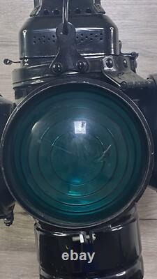Adlake Non-Sweating Lamp Chicago 4 Way Switch Lantern With Light Vintage