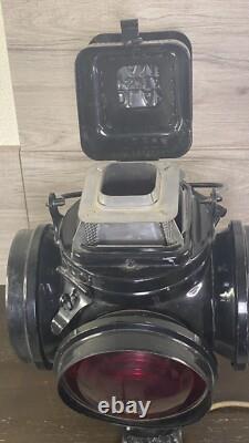 Adlake Non-Sweating Lamp Chicago 4 Way Switch Lantern With Light Vintage
