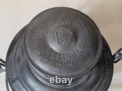 Adlake Reliable Keystone PS Pennsylvania System Antique Lantern & Red Globe