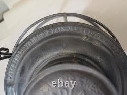 Adlake Reliable Keystone PS Pennsylvania System Antique Lantern & Red Globe