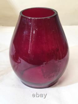 Adlake Reliable Keystone PS Pennsylvania System Antique Lantern & Red Globe