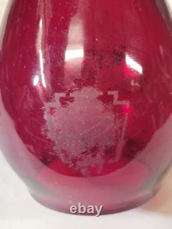 Adlake Reliable Keystone PS Pennsylvania System Antique Lantern & Red Globe