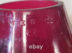 Adlake Reliable Keystone PS Pennsylvania System Antique Lantern & Red Globe