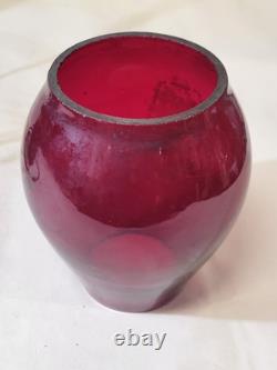 Adlake Reliable Keystone PS Pennsylvania System Antique Lantern & Red Globe