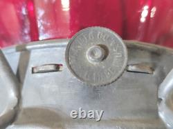 Adlake Reliable Keystone PS Pennsylvania System Antique Lantern & Red Globe