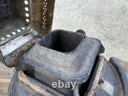 Adlake Vintage Railroad Lamp Lantern Complete Including Bracket Burner, Glass