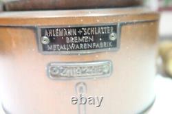 Ahlemann + Schlatter, Bremen Metallwarenfabrik Copper Antique Lantern