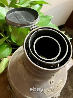 Ahoy! Vintage Anchor Brand Ships Lantern Lamp Great Color! Complete Original
