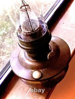 Aladdin Model 23 Brass Hanging Oil Lamp Antique Lighting Vintage Lantern