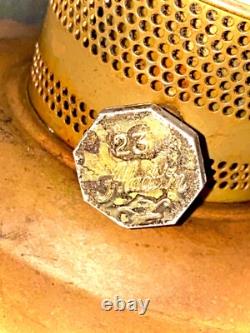 Aladdin Model 23 Brass Hanging Oil Lamp Antique Lighting Vintage Lantern