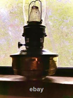 Aladdin Model 23 Brass Hanging Oil Lamp Antique Lighting Vintage Lantern