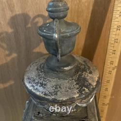 Amazing Beautiful Antique Single Carriage / Hearse Lantern Lamp
