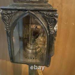 Amazing Beautiful Antique Single Carriage / Hearse Lantern Lamp
