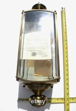 American Lantern 29 Light Fixture Wall Sconce Outdoor Antique Brass Vintage 109