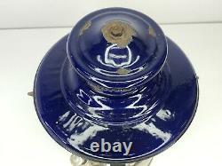 American Ready Lite Lantern Blue Vent Cap Mica Shade Untested