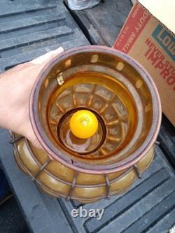 Ankerlicht Bubble Glass Lantern Holland Antique/ Vintage Hanging Nautical Lamp