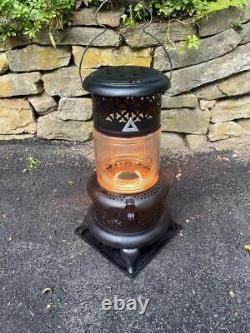 Antique 1527 Perfection Oil Kerosene Glass Parlor Cabin Heater Stove Lantern VG