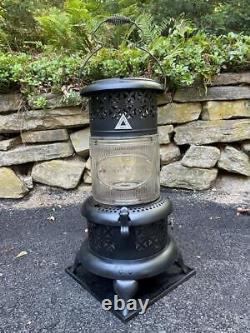 Antique 1527 Perfection Oil Kerosene Glass Parlor Cabin Heater Stove Lantern VG