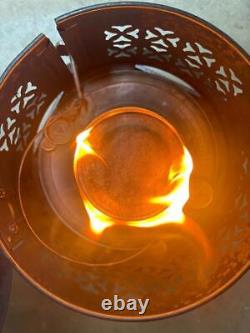 Antique 1527 Perfection Oil Kerosene Glass Parlor Cabin Heater Stove Lantern VG