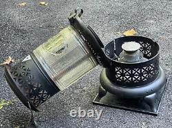 Antique 1527 Perfection Oil Kerosene Glass Parlor Cabin Heater Stove Lantern VG