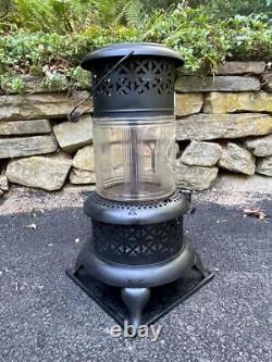 Antique 1527 Perfection Oil Kerosene Glass Parlor Cabin Heater Stove Lantern VG