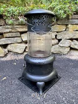 Antique 1527 Perfection Oil Kerosene Glass Parlor Cabin Heater Stove Lantern VG
