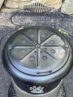 Antique 1527 Perfection Oil Kerosene Glass Parlor Cabin Heater Stove Lantern VG
