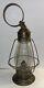 Antique 1860 Boston Sandwich Glass Whale Oil Lantern Lamp Brass Best Lantern