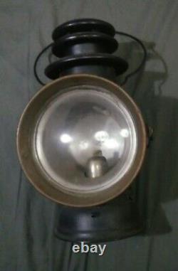 Antique 1890 Dietz Union Kerosene Driving Lamp, New York, USA, Carriage Lantern