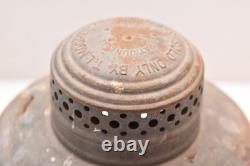 Antique 1906 TL Moore Elgin Raiload Santa Fe Lantern Wooden Handle AT & SF RR