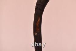 Antique 1906 TL Moore Elgin Raiload Santa Fe Lantern Wooden Handle AT & SF RR