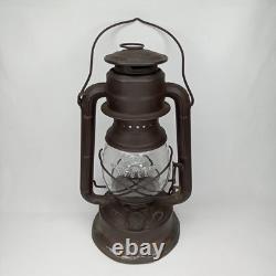 Antique 1910s Dietz Little Wizard Kerosene Hurricane Lantern Made In USA Signed