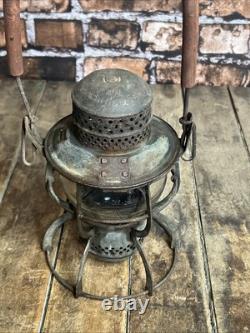 Antique 1925 Armspear Manufacturing Co New York LIRR Train Lantern R. R