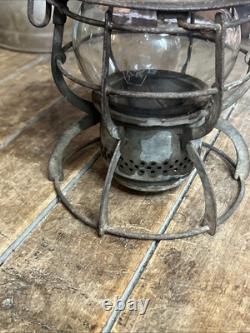 Antique 1925 Armspear Manufacturing Co New York LIRR Train Lantern R. R