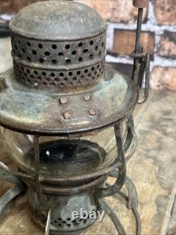 Antique 1925 Armspear Manufacturing Co New York LIRR Train Lantern R. R