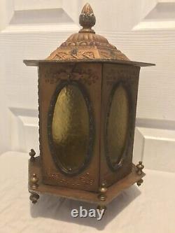 Antique 19th Century Venetian or Italian 12.5 Gondola Lamp Lantern (6 Sided)